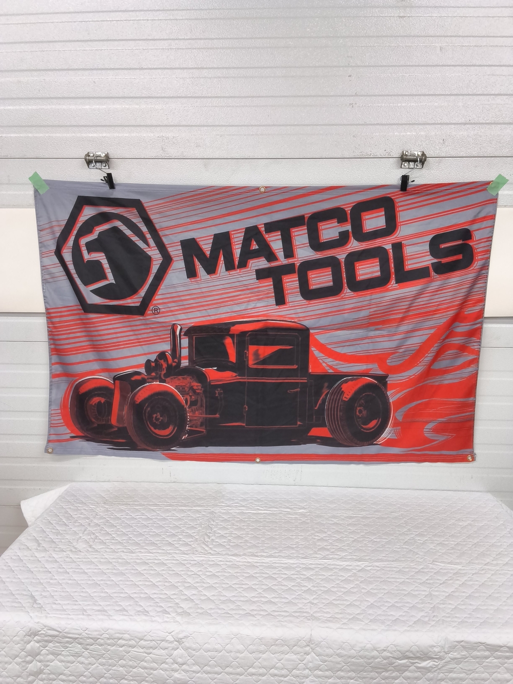 Authentic "Man Cave" Matco Wall Banner Flag - Logo Decor